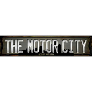 Detroit Michigan The Motor City Wholesale Novelty Metal Street Sign