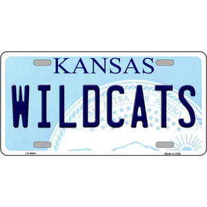 Wildcats Kansas Novelty Wholesale Metal License Plate
