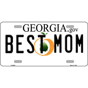 Best Mom Georgia Novelty Wholesale Metal License Plate