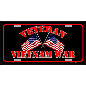 Vietnam War Veteran Novelty Wholesale Metal License Plate