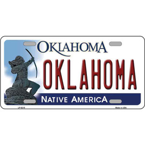 Oklahoma Novelty Wholesale Metal License Plate