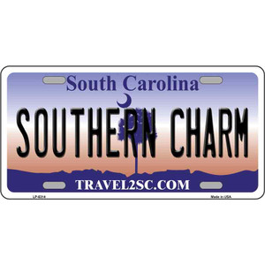 Southern Charm South Carolina Novelty Wholesale Metal License Plate