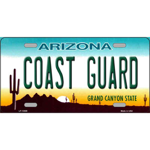 Coast Guard Arizona Wholesale Novelty Metal License Plate Tag