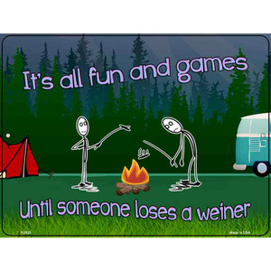 All Fun and Games Wholesale Novelty Metal Parking Sign