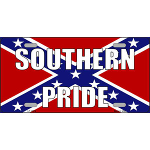 Southern Pride Confederate Wholesale Novelty Metal License Plate Tag