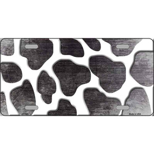 Black White Giraffe Oil Rubbed Wholesale Metal Novelty License Plate