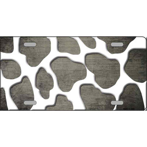 Tan White Giraffe Oil Rubbed Wholesale Metal Novelty License Plate