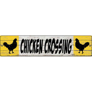 Chicken Crossing Wholesale Novelty Metal Street Sign