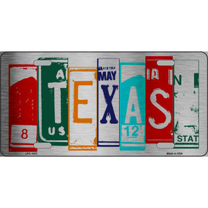 Texas License Plate Art Wholesale Metal Novelty License Plate