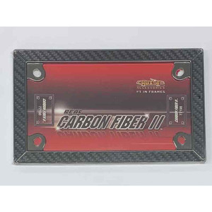 Black Chrome Motorcycle Carbon Fiber FRAME Wholesale Metal Novelty License Plate Frame