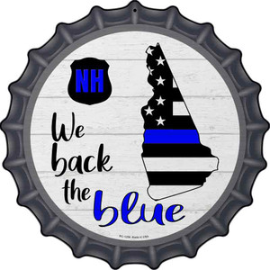 New Hampshire Back The Blue Wholesale Novelty Metal Bottle Cap Sign