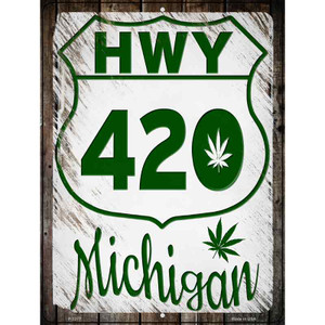 HWY 420 Michigan Wholesale Novelty Metal Parking Sign