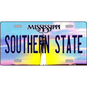 Southern State Mississippi Novelty Wholesale Metal License Plate