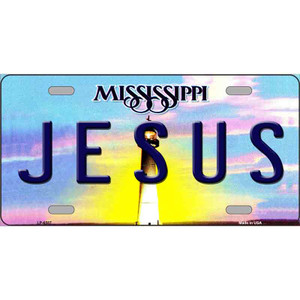 Jesus Mississippi Novelty Wholesale Metal License Plate