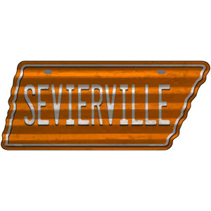 Sevierville Wholesale Novelty Corrugated Effect Metal Tennessee License Plate Tag