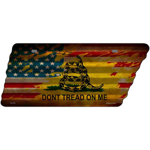 American Dont Tread Wholesale Novelty Corrugated Effect Metal Tennessee License Plate Tag