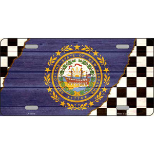 New Hampshire Racing Flag Wholesale Novelty Metal License Plate Tag