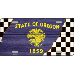 Oregon Racing Flag Wholesale Novelty Metal License Plate Tag