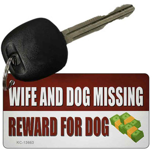 Wife And Dog Missing Wholesale Novelty Metal Key Chain