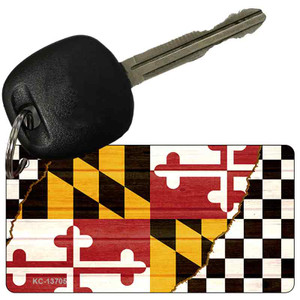 Maryland Racing Flag Wholesale Novelty Metal Key Chain