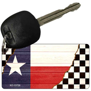 Texas Racing Flag Wholesale Novelty Metal Key Chain