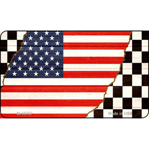 USA Racing Flag Wholesale Novelty Metal Magnet M-13737