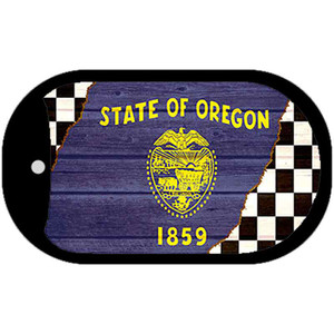 Oregon Racing Flag Wholesale Novelty Metal Dog Tag Necklace