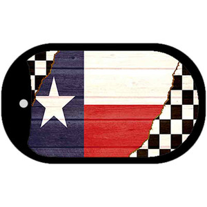 Texas Racing Flag Wholesale Novelty Metal Dog Tag Necklace