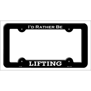 Lifting Wholesale Novelty Metal License Plate Frame LPF-068