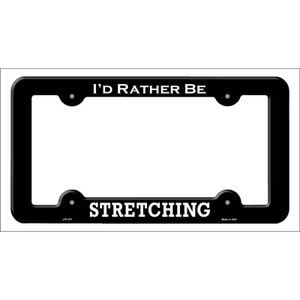 Stretching Wholesale Novelty Metal License Plate Frame LPF-071