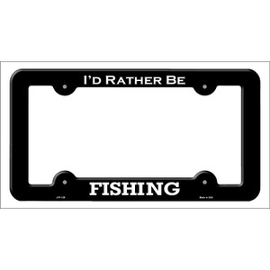 Fishing Wholesale Novelty Metal License Plate Frame LPF-128