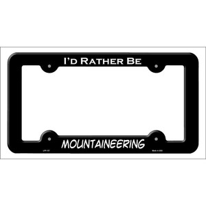 Mountaineering Wholesale Novelty Metal License Plate Frame LPF-137