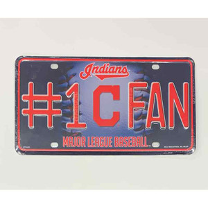 Indians Fan Wholesale Metal Novelty License Plate