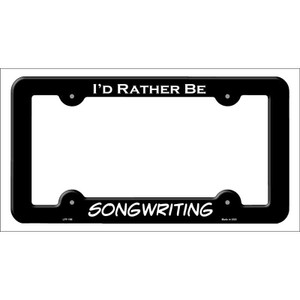 Songwriting Wholesale Novelty Metal License Plate Frame LPF-166