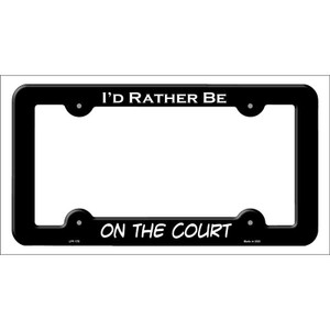 On The Court Wholesale Novelty Metal License Plate Frame LPF-176