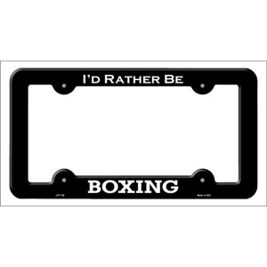 Boxing Wholesale Novelty Metal License Plate Frame LPF-180