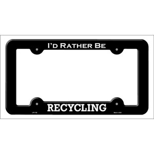 Recycling Wholesale Novelty Metal License Plate Frame LPF-182