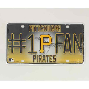 Pirates Fan Wholesale Metal Novelty License Plate