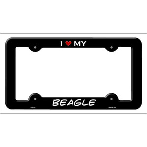 Beagle Wholesale Novelty Metal License Plate Frame LPF-234