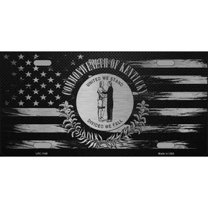 Kentucky Carbon Fiber Wholesale Novelty Metal License Plate