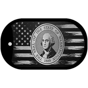 Washington Carbon Fiber Wholesale Novelty Metal Dog Tag Necklace