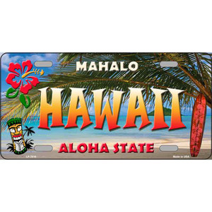 Hawaii State Novelty Wholesale Metal License Plate