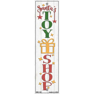 Santas Toy Shop White Wholesale Novelty Metal Bookmark BM-148