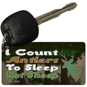I Count Antlers To Sleep Wholesale Novelty Metal Key Chain Tag