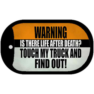 Dont Touch My Truck Wholesale Novelty Metal Dog Tag Necklace Tag