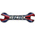 Redneck With Confederate Flag Wholesale Novelty Wrench Sticker Decal