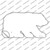 White Solid Wholesale Novelty Bear Sticker Decal
