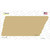 Gold Solid Wholesale Novelty Tennessee Shape Sticker Decal