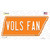 Vols Fan Wholesale Novelty Tennessee Shape Sticker Decal