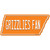 Grizzlies Fan Wholesale Novelty Tennessee Shape Sticker Decal